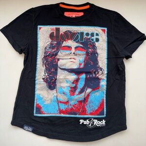 Kids' Black Short-Sleeve The Doors Graphic Tee